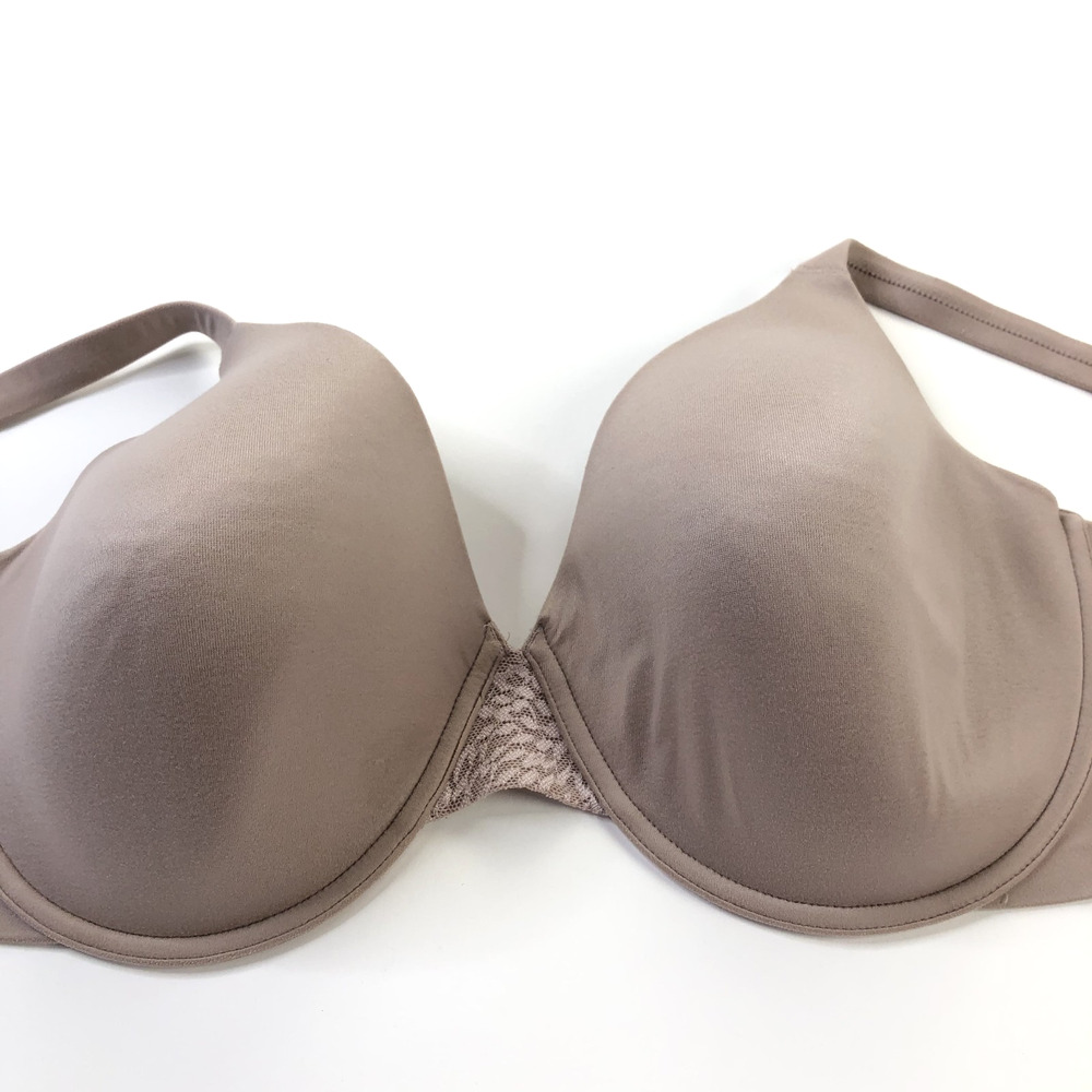 Bali Bra 42C Padded Underwire Adjustable Straps 42/95 D Mauve Nude